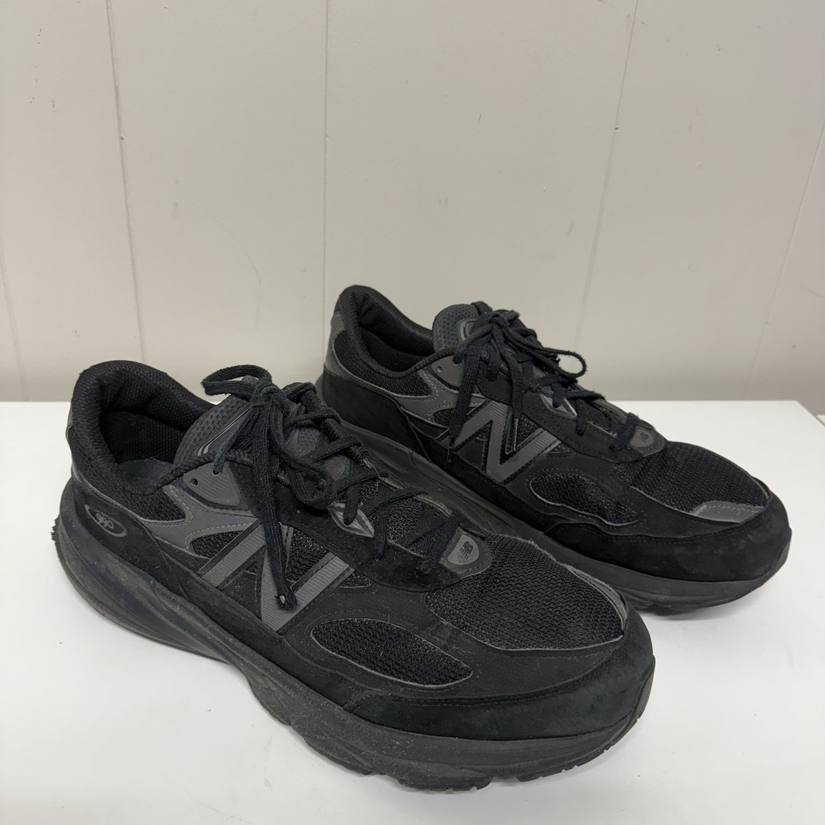 New Balance 990v6 Triple Black Athletic Shoes Sneakers Made In USA