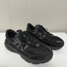 New Balance 990v6 Triple Black Athletic Shoes Sneakers Made In USA Men 14 GUC
