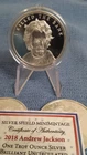 2018 Andrew Jackson 1 ozt. Silver Shield Mini Mintage BU w/ COA