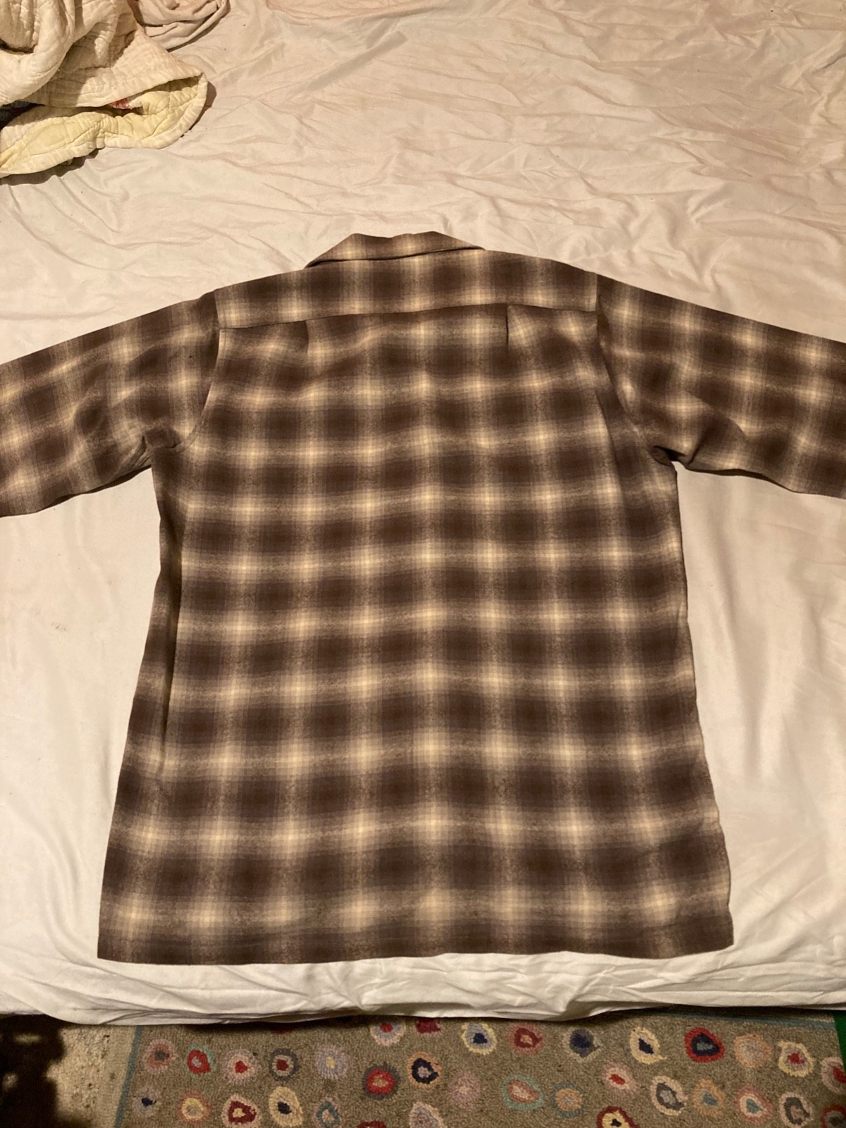 Vintage 1960 Pendleton Wool Loop Collar Board Shi… - image 13