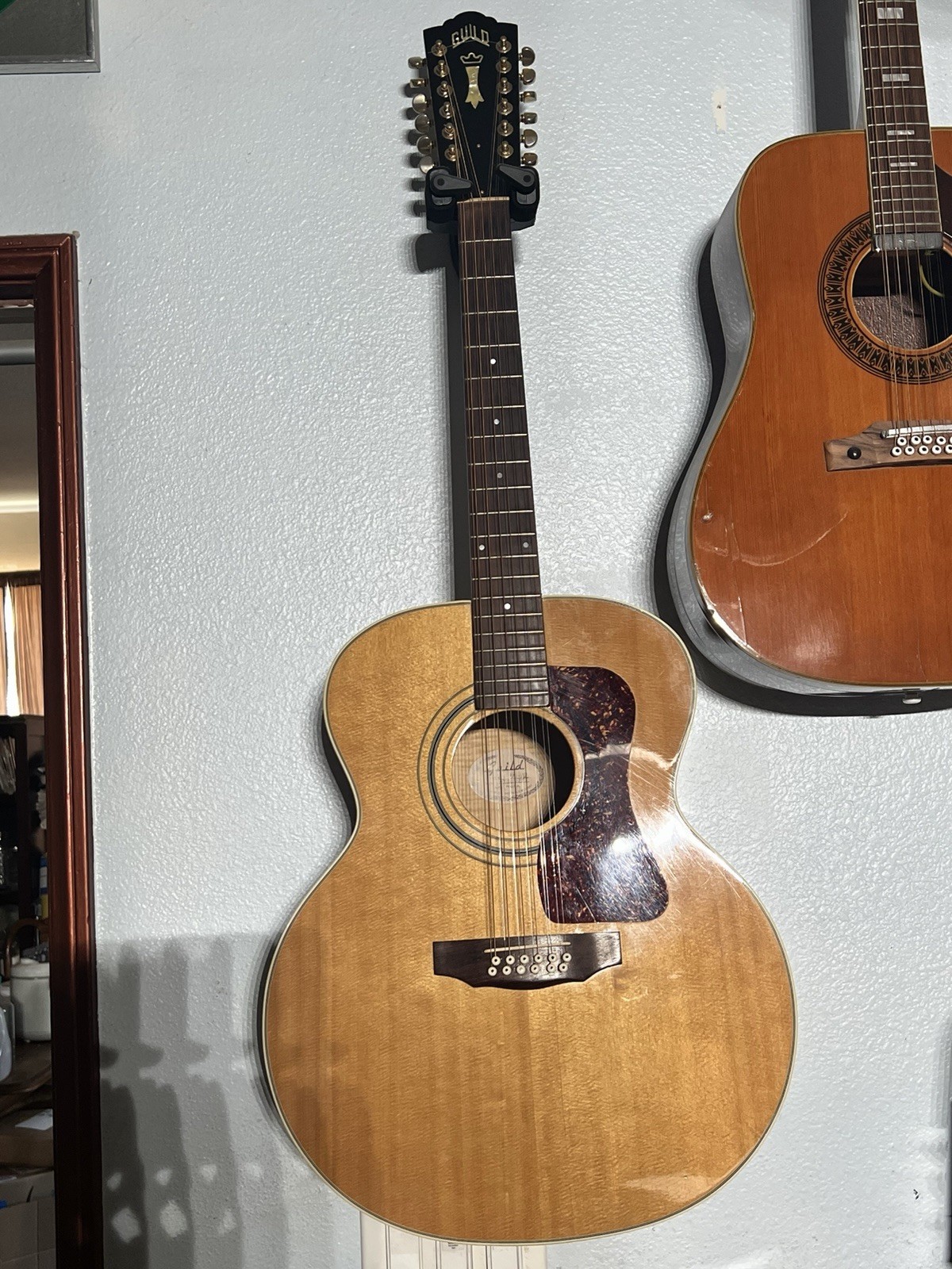 Guild JF-30 12 String Jumbo Acoustic Guitar 1995 Westerly Made Natural W/OHSC