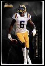 2021 Wild Card Matte White #MBC-13 Terrace Marshall Jr. Black
