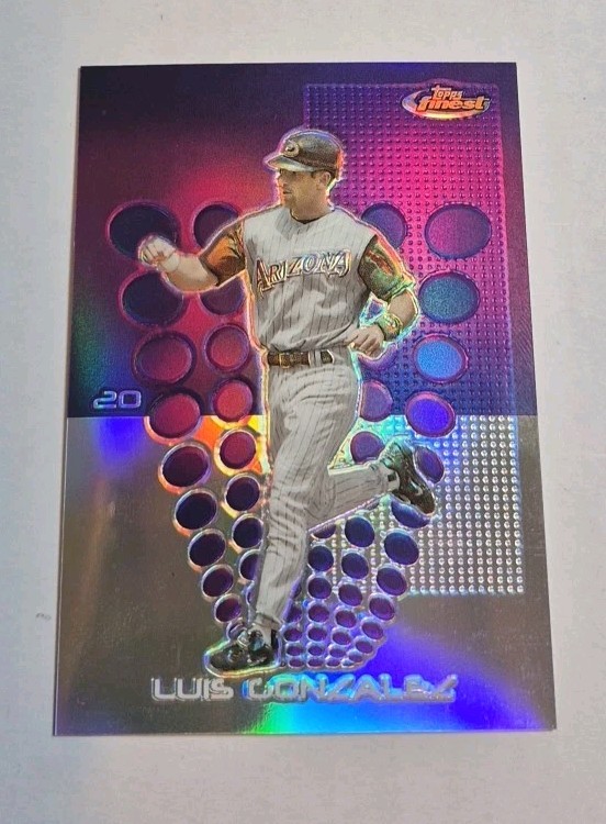 LUIS GONZALEZ 2004 TOPPS FINEST REFRACTOR SP #94 DIAMONDBACKS