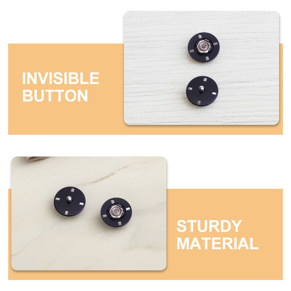 10 Pcs Sew on Snaps for Clothing Zinc Alloy Button Coat Buttons Women