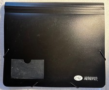Creative Memories File Mate Black Accordion File Folder Scrapbook Storage 12 Tab