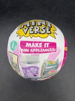 MGA'S Mini Verse Make It Mini Appliances Series 1 Brand New Milk Tea Machine