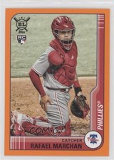 2021 Topps Big League Veterans & Rookies Orange Rafael Marchan #181 0l0z