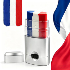 USA Flag Face Body Paint Sticks, 3 Colors Red, White, Blue