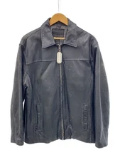 Gegrge/Leather Jacket Blouson/M/Leather/Blk 5612