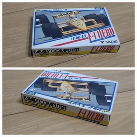 [FC Left Left ①] Satoru Nakajima F-1 Hero F-One Hero Famicom Soft Box
