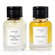 Arabian Tea House & Baklava Extrait de Parfum Sprays 100ml by Azha (Bundle)