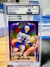 2025-26 O-Pee-Chee Platinum Rasmus Dahlin Sunset SP GMG Graded 10 Gem Mint 💎