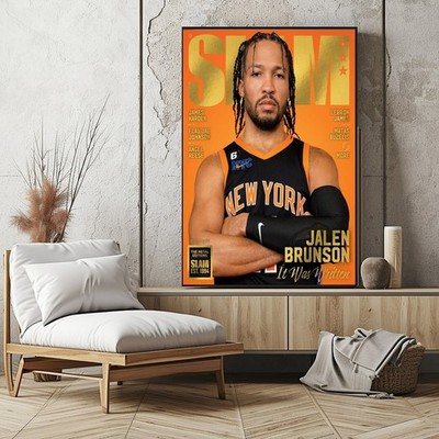 Jalen Brunson Slam Magazine Style New York Knicks Poster | eBay