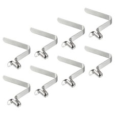 8Pcs 8x5mm Kayak Paddle Snaps, Hollow Button Single Pin Lock Tube Spring Clips