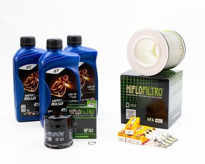 Revisionssatz Kerzenfilter für YAMAHA XJ 600 N von 1998 bis 2003 ELF 10W40