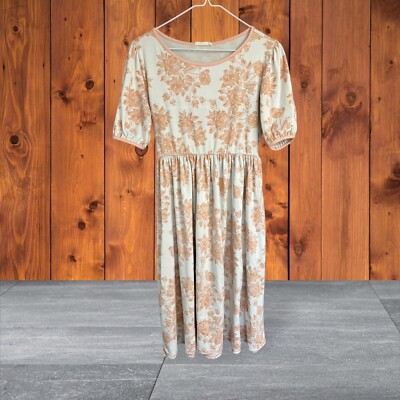 yellow flower midi dress Women's Afternoon Like This Butter Yellow Floral Ruffle Tiered Cotton Midi Dress | Size: S