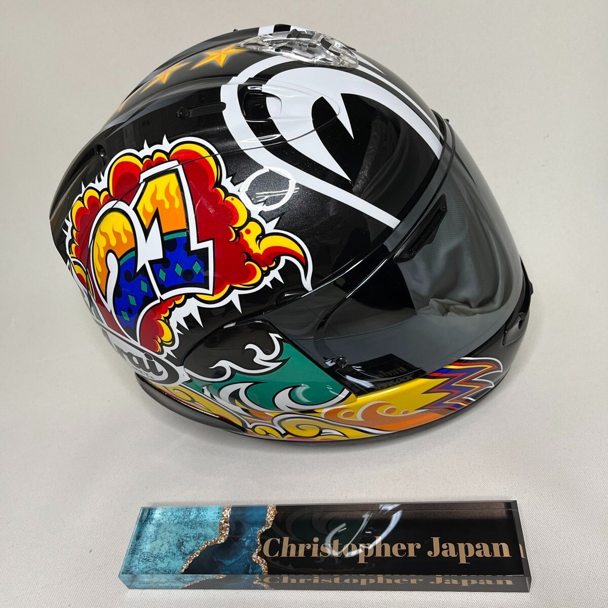 Blacky ARAI RX-7X NAKASUGA Mサイズ Arai RX-7X NAKASUGA Corsair-X Full Face Helmet M Size 57