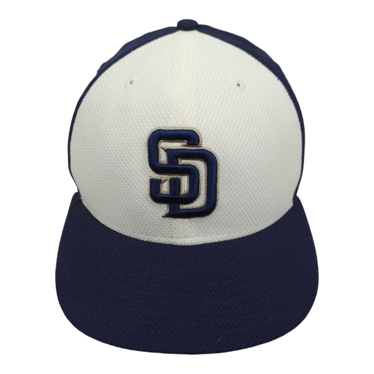 NEW ERA® × SD 59FIFTY Logo Mesh Cap San Diego Padres New Era 59Fifty Fitted 7 Mesh Type Baseball
