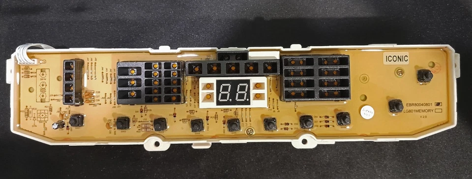 EBR80040801 5 Socket 220V Washing Machine PCB Board For LG Washing Machines New - Image 2 of 4