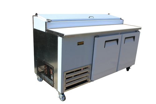 New Cooltech 2 Door Refrigerated Pizza Prep Table 67