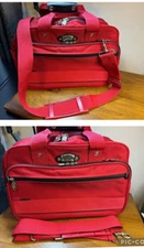 RICARDO BEVERLY HILLS Red Big Sur 16" CARRY-ON TRAVEL BAG Shoulder Strap -XPO