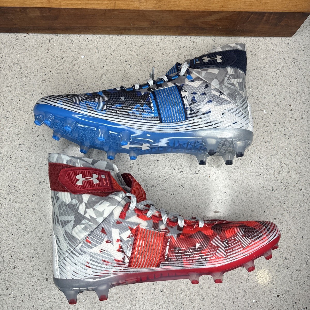 Under Armour Highlight MC LE “USA” Football Cleats 3026340-100 Men Sz 12.5 NEW Under Armour Highlight MC LE USA Men main image 2