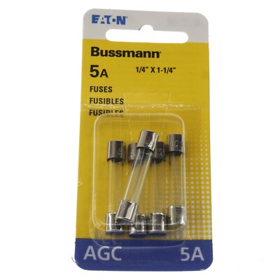 BUSSMANN Fusible De Cerámica, 2-1/2A, Acción Rápida Con 250VCA, Serie S501 - Fusibles Americanos