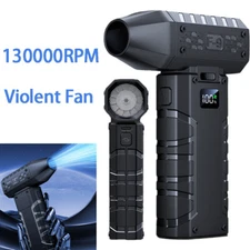130000RPM Turbo Blower Jet Fan Violent Turbofan Brushless Motor Rechargeable