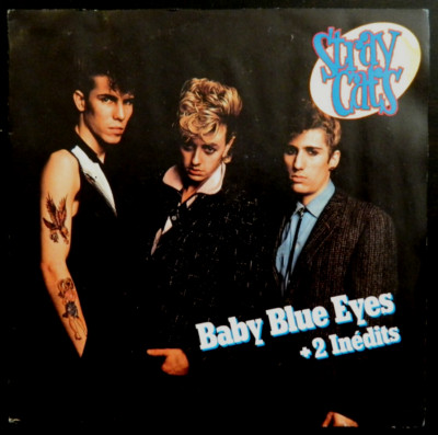 THE STRAY CATS   7''    Baby Blue Eyes  Rockabilly  1982