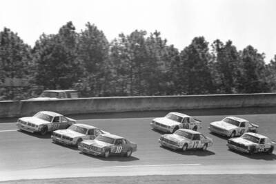 Nascar 1985 Goody'S 300 Bgn At Daytona - Action Motor Racing Old Photo