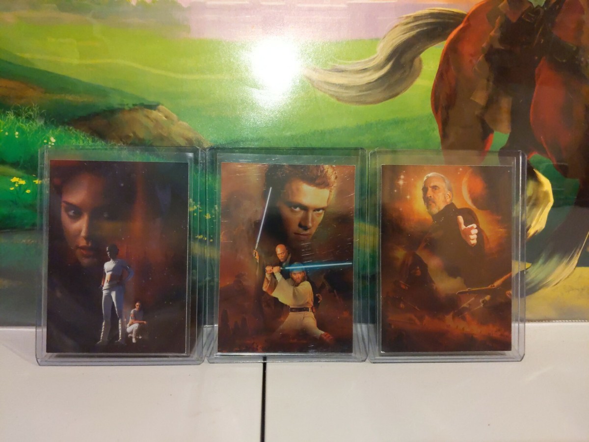 2002 Star Wars Attack of the Clones Movie Trading Cards Silver