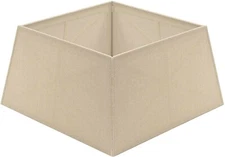 Tree Nest Decorations Canvas Tree Skirt, Ivory Linen, Large, 20.5" W, 28"