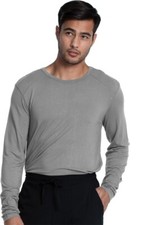 Luxe Supreme by AllHeart Men's Knit Underscrub PEWTER 4XL