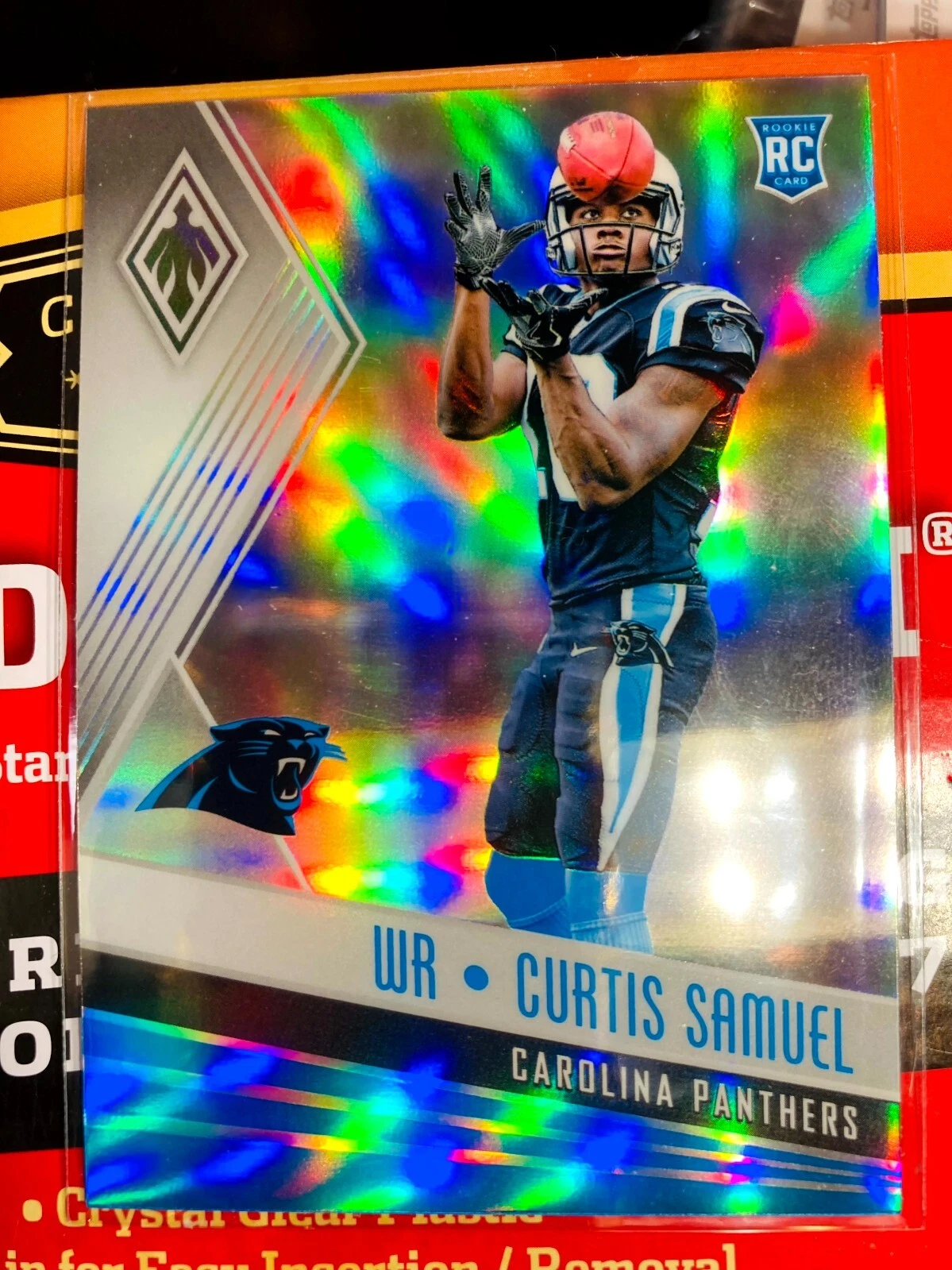 CURTIS SAMUEL 2017 Panini Phoenix RC Rookie #128 Panthers Commanders V210
