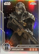 2023 Topps Chrome Star Wars Krrsantan 88 Refractor