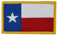Tactical Patch Full Color Texas State Flag Patch (Hook Fastener) 