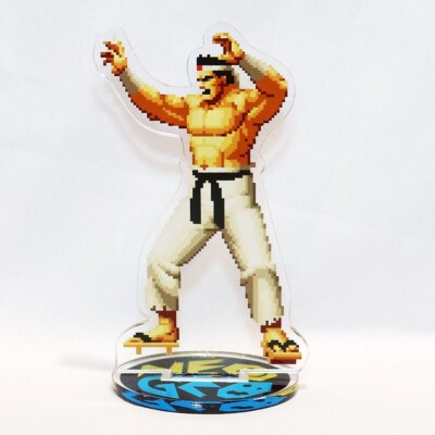 SNK KOF Pixel Bead Acrylic Figure Goro Daimon Store Official L/E