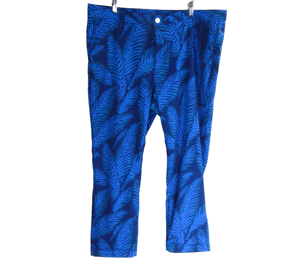 Bonobos 40x30 Slim Golf Pants Performance Wicking Palm Spray EUC