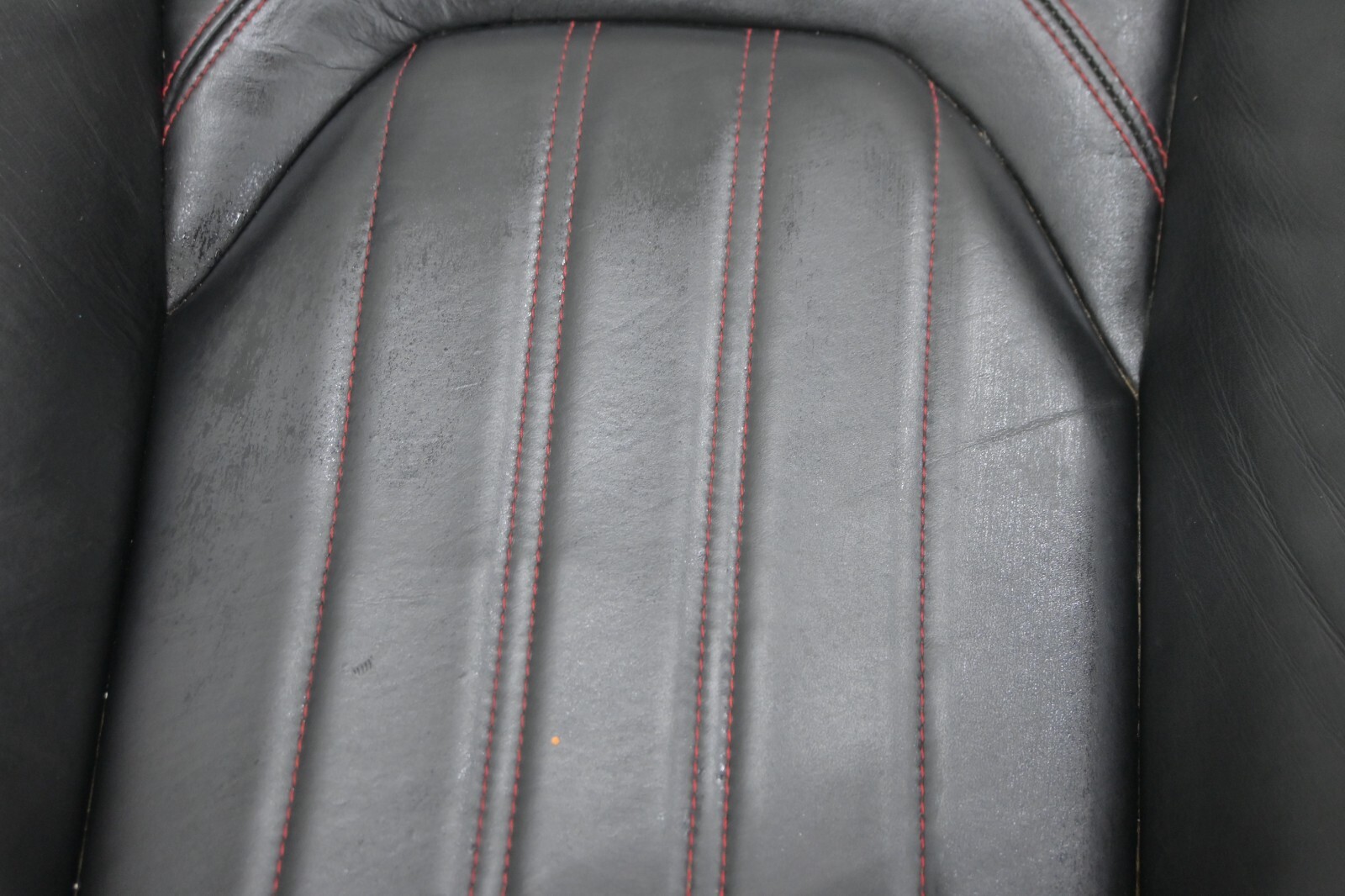 ⭐ 14-20 Maserati Quattroporte Front Right Bottom Seat Leather Black Red Stih Oem