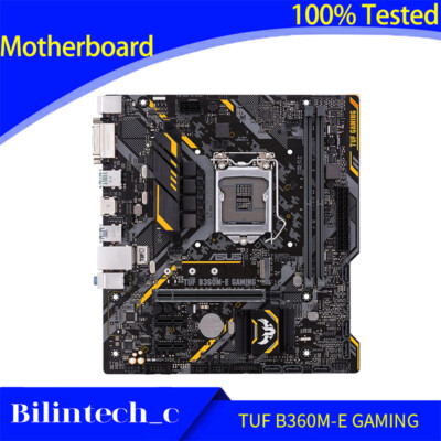 FOR ASUS TUF B360M-E GAMING Motherboard Support 32GB DDR4 1151PIN DVI++DP
