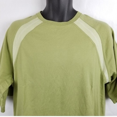 Crocs Shirt Adult Medium Green Solid Cascade Reed Short Sleeve Shoes