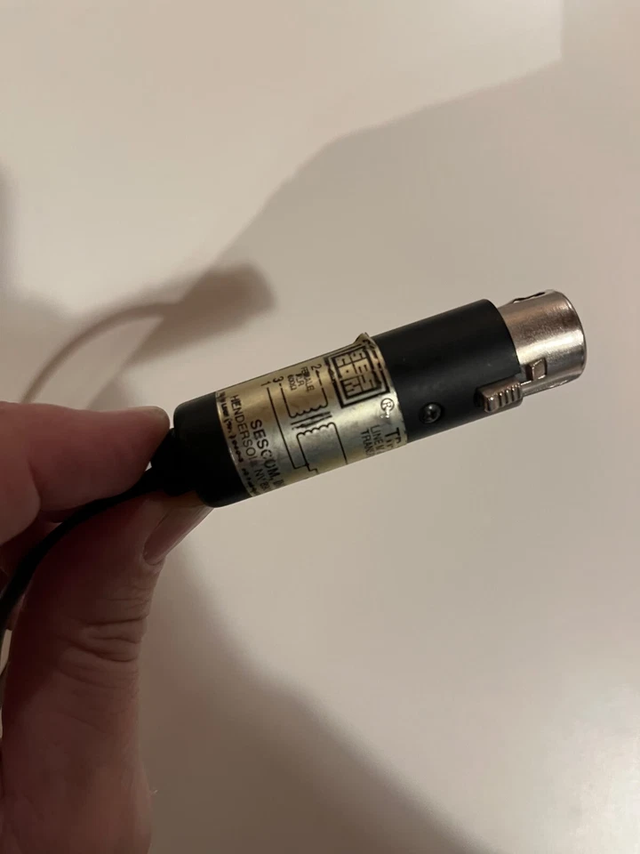 SESCOM TR-131 Line Matching Transformer RCA to XLR - Image 3 of 3