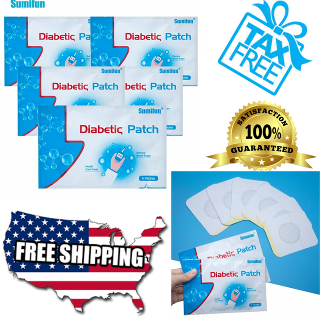 Natural Diabetic Patch 30PSC 5Bags Lower Blood Glucose Treatment Sugar
