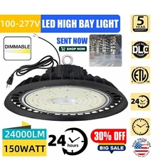 1/3/6/9 Pcs UFO LED High Bay Light 150W Industrial Factory Warehouse Led Lights