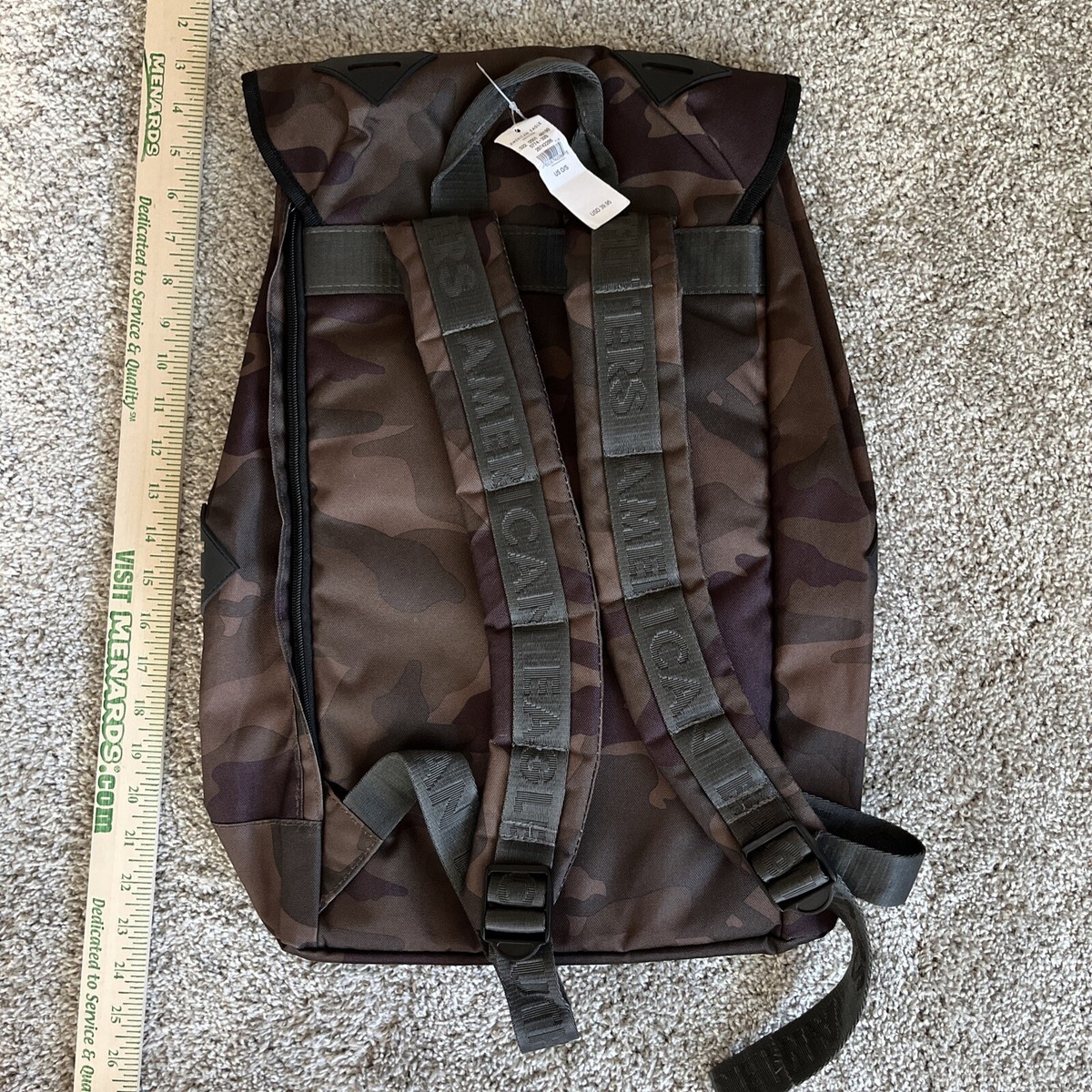 American Eagle Top Load Camo Backpack. New W/Tags | eBay