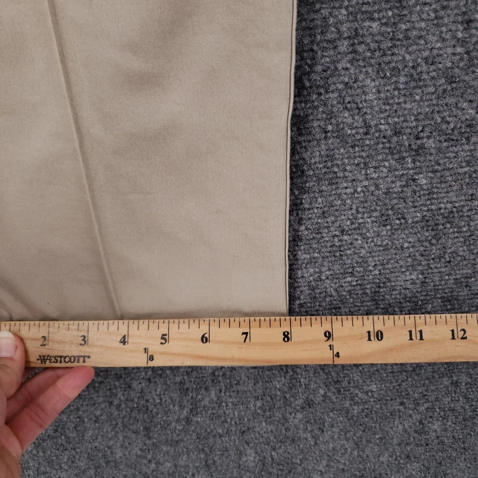 Tommy Bahama Pants Womens 14 Khaki Chino Straight Mid Rise Flat Front Stretch - Image 4 of 4