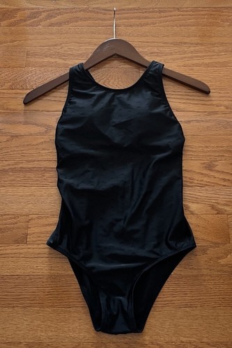 Flow Girls Accelerate 1 Piece Swimsuit US 12 Black Competitive Swimwear NEW cups - Picture 2 of 6