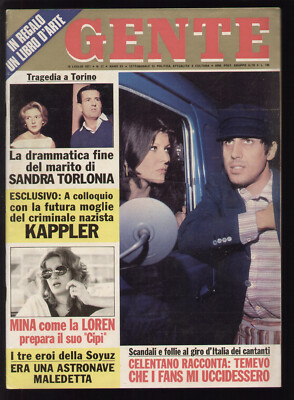 MENSCHEN 27/1971 SOJUS 11 MINE CELENTANO FELLINI PALOMA PICASSO CATANZARO FUSSBALL
