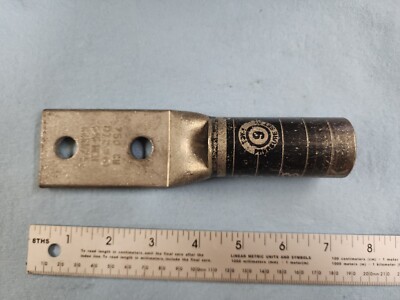 NEW OS QTY 1 PENN-UNION, COMPRESSION LUG, 2 HOLE, BBLZ-075