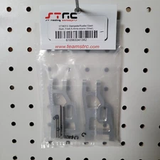 ST Racing ST3631S Silver Aluminum Front Suspension Arms w/Hinge Pins ~ for 2WD